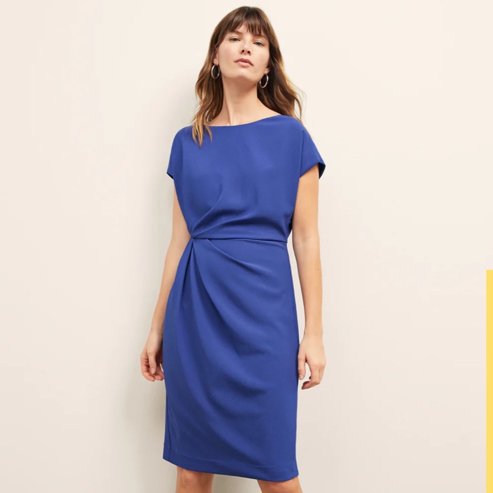 MM Lafleur Blue Mini Dress